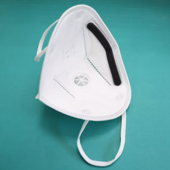 Mascarilla Kn95 (N95 o FFP2) con válvula de respiración Mascarilla respiradora desechable N95 Mascarilla facial desechable Gancho para la oreja